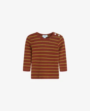 BOY BASIC 2X2 RIB STRIPED T-SHIRT