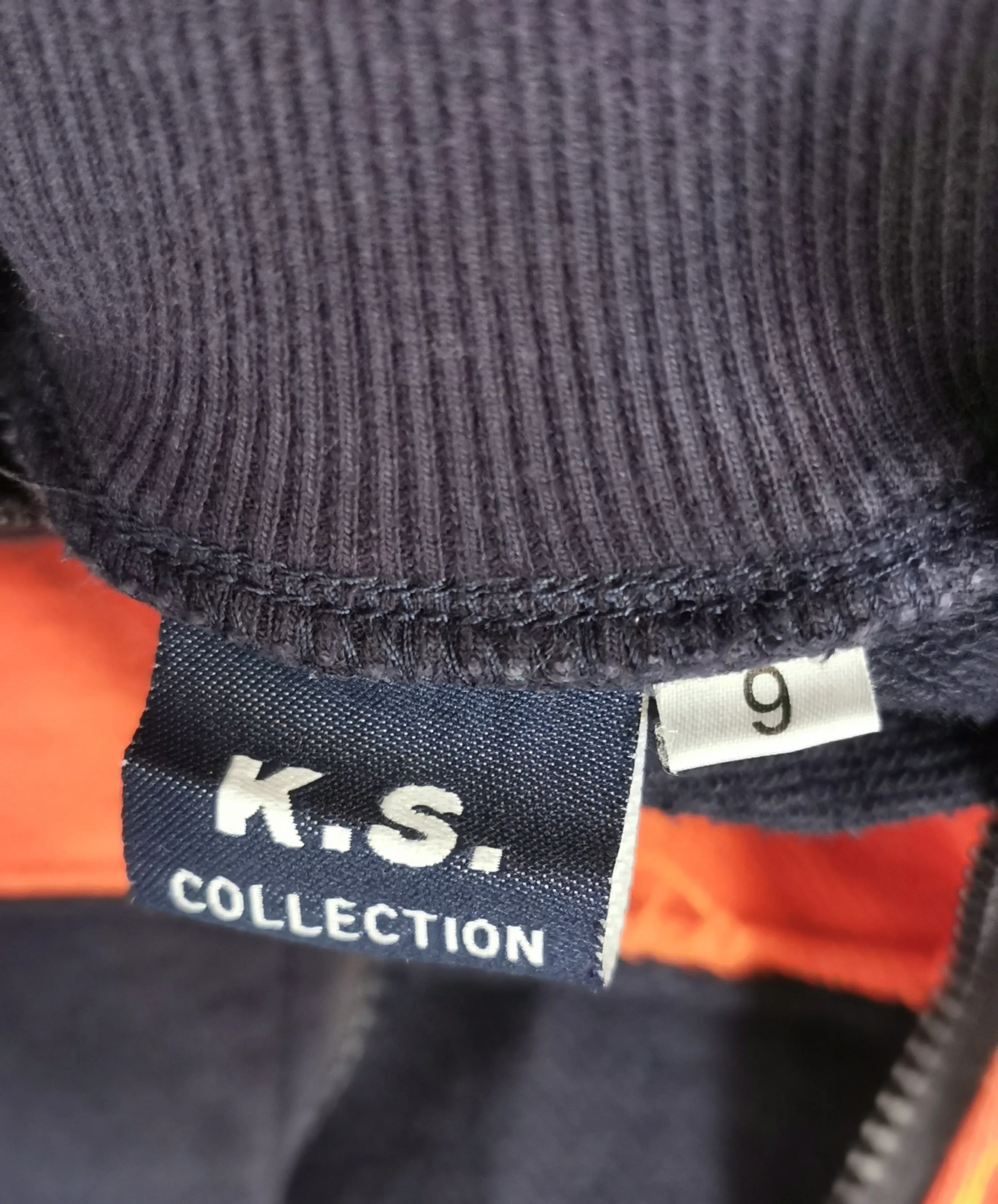BOY SIZE 6 YEARS - K.S. COLLECTION, Zippered Sweater Jacket VGUC B30