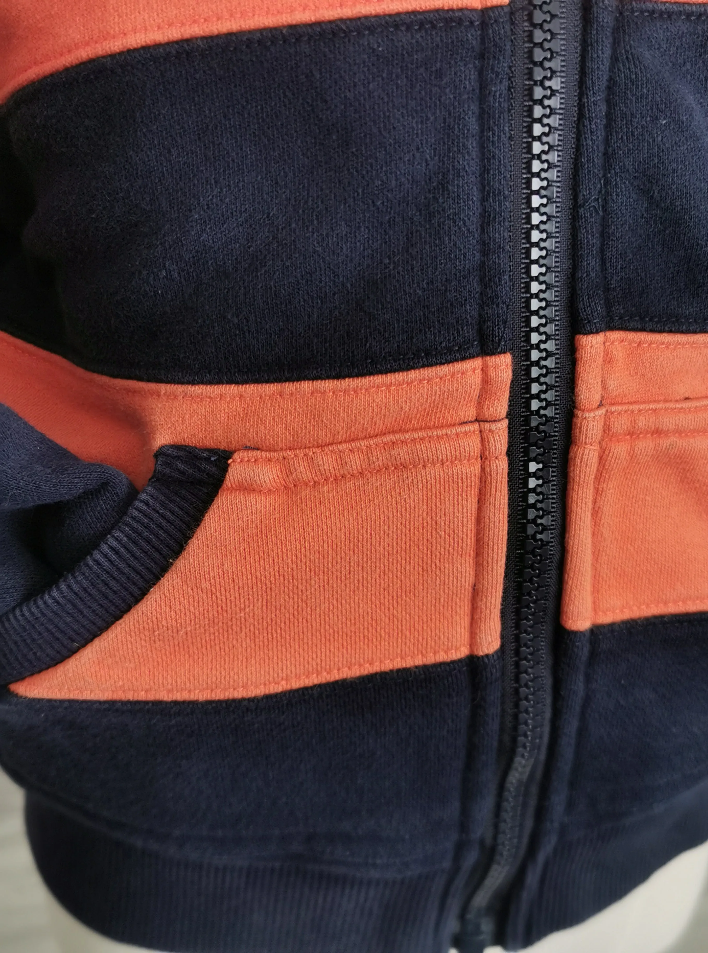 BOY SIZE 6 YEARS - K.S. COLLECTION, Zippered Sweater Jacket VGUC B30