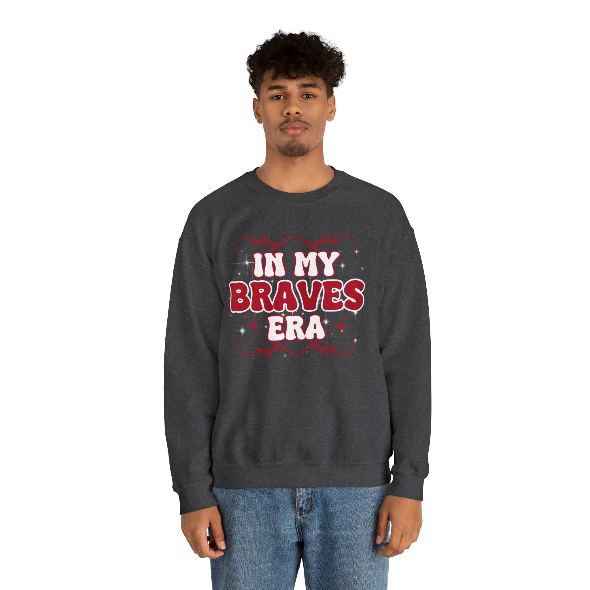Braves Era Unisex Heavy Blend™ Crewneck Sweatshirt