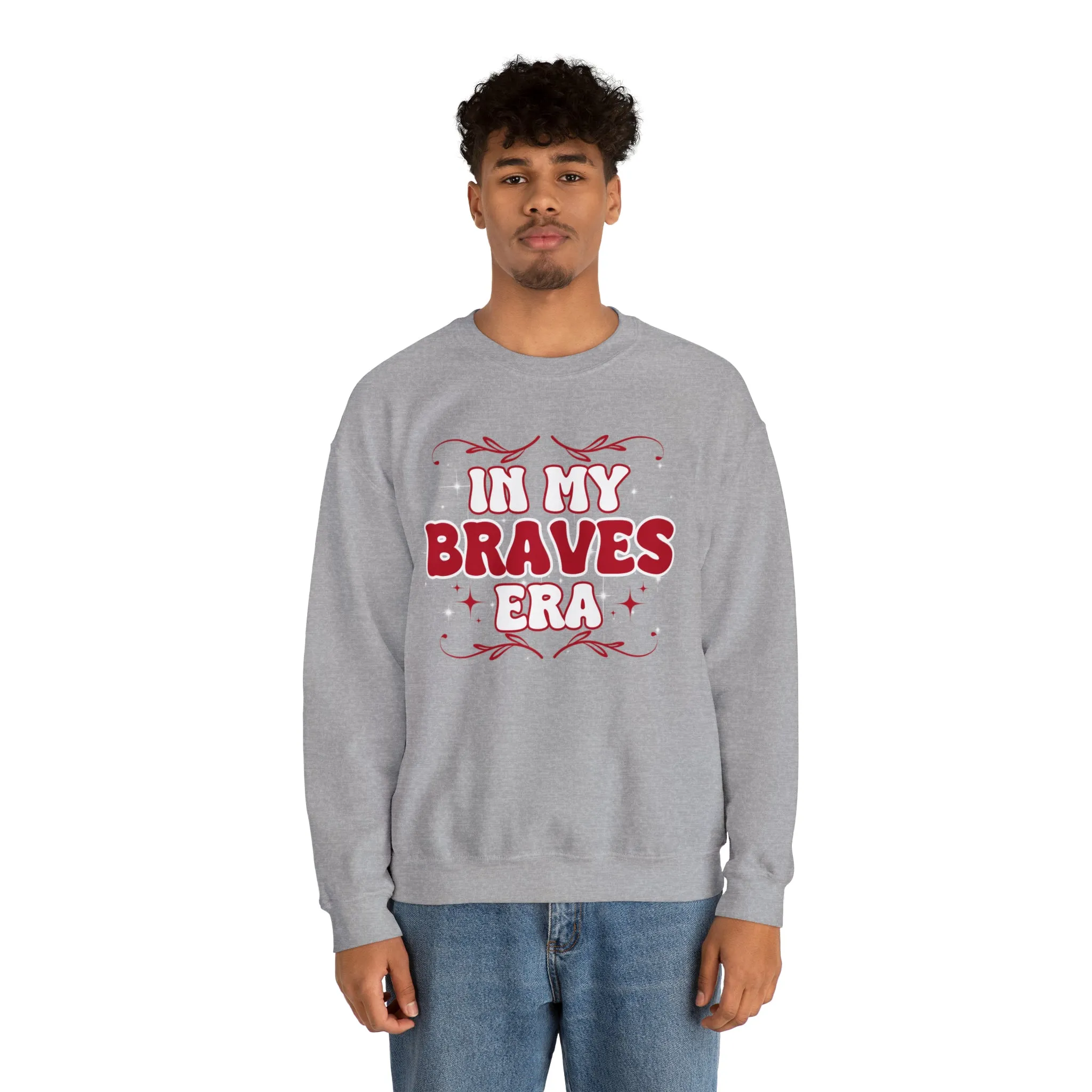 Braves Era Unisex Heavy Blend™ Crewneck Sweatshirt