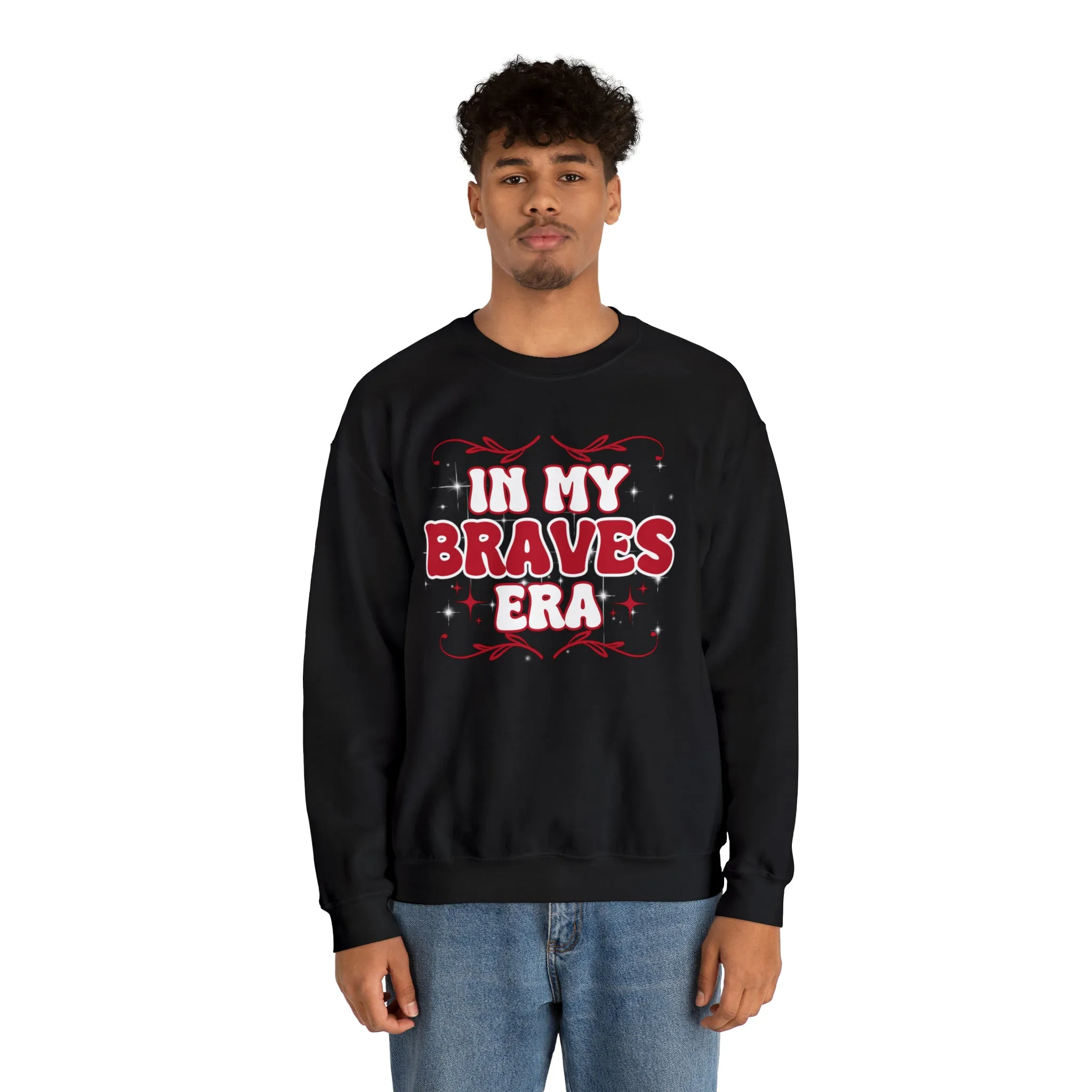 Braves Era Unisex Heavy Blend™ Crewneck Sweatshirt