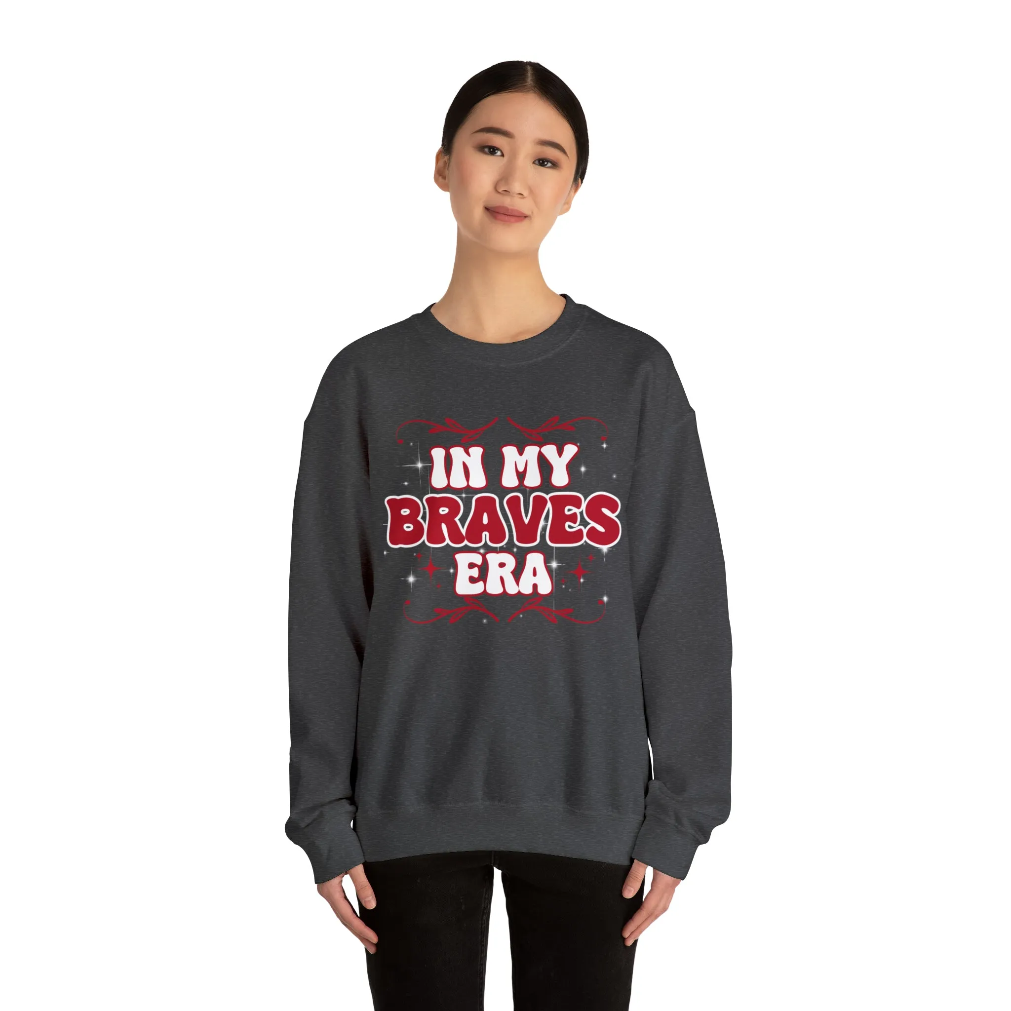 Braves Era Unisex Heavy Blend™ Crewneck Sweatshirt