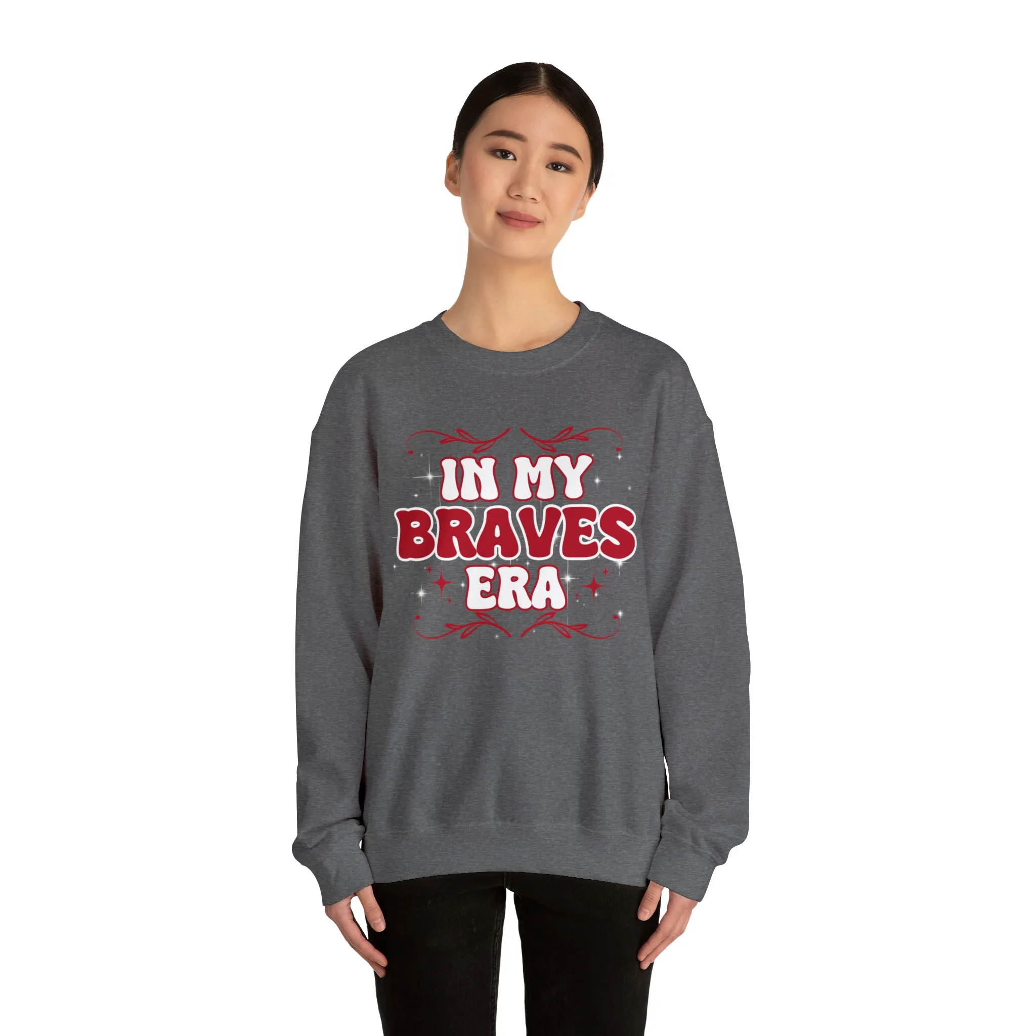 Braves Era Unisex Heavy Blend™ Crewneck Sweatshirt