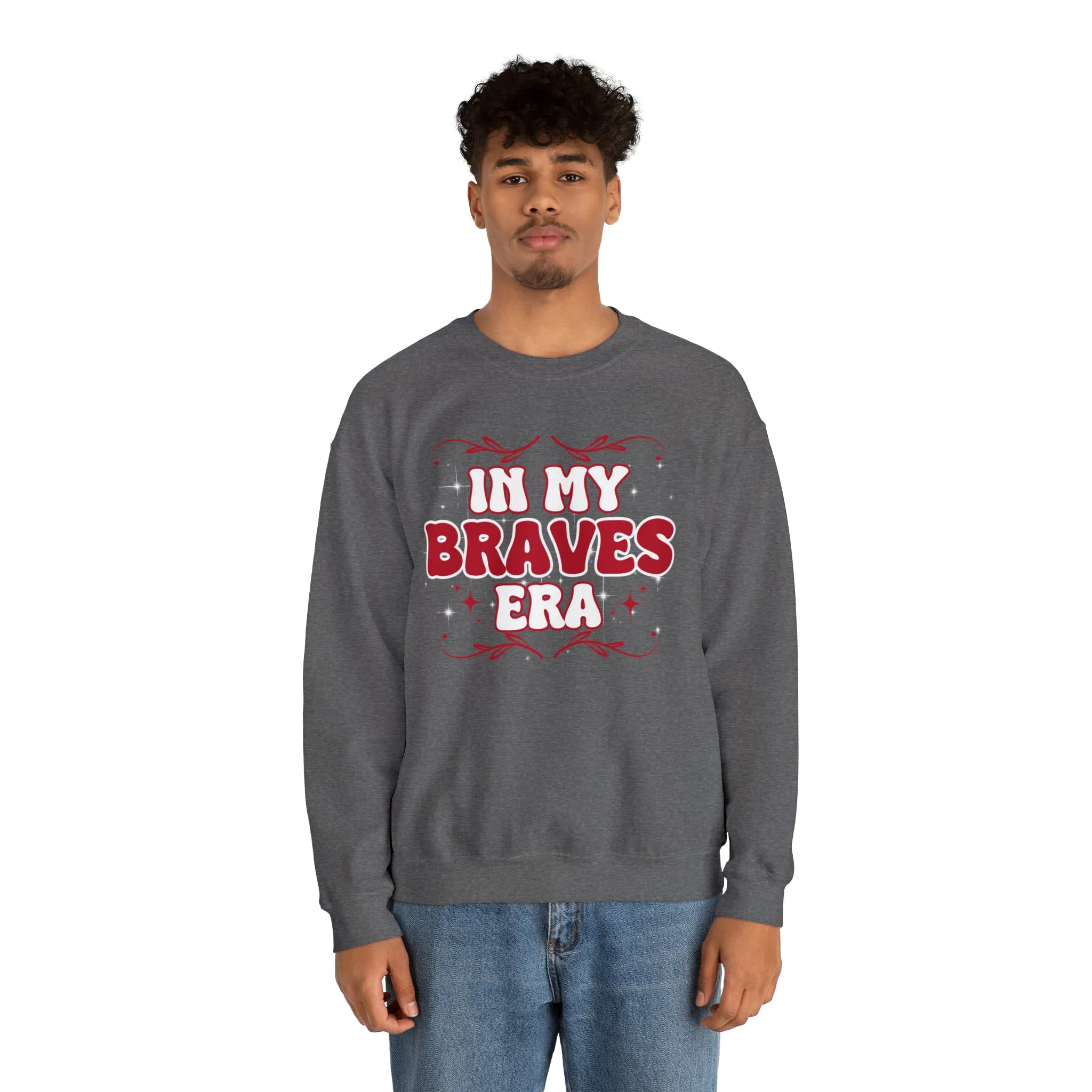 Braves Era Unisex Heavy Blend™ Crewneck Sweatshirt