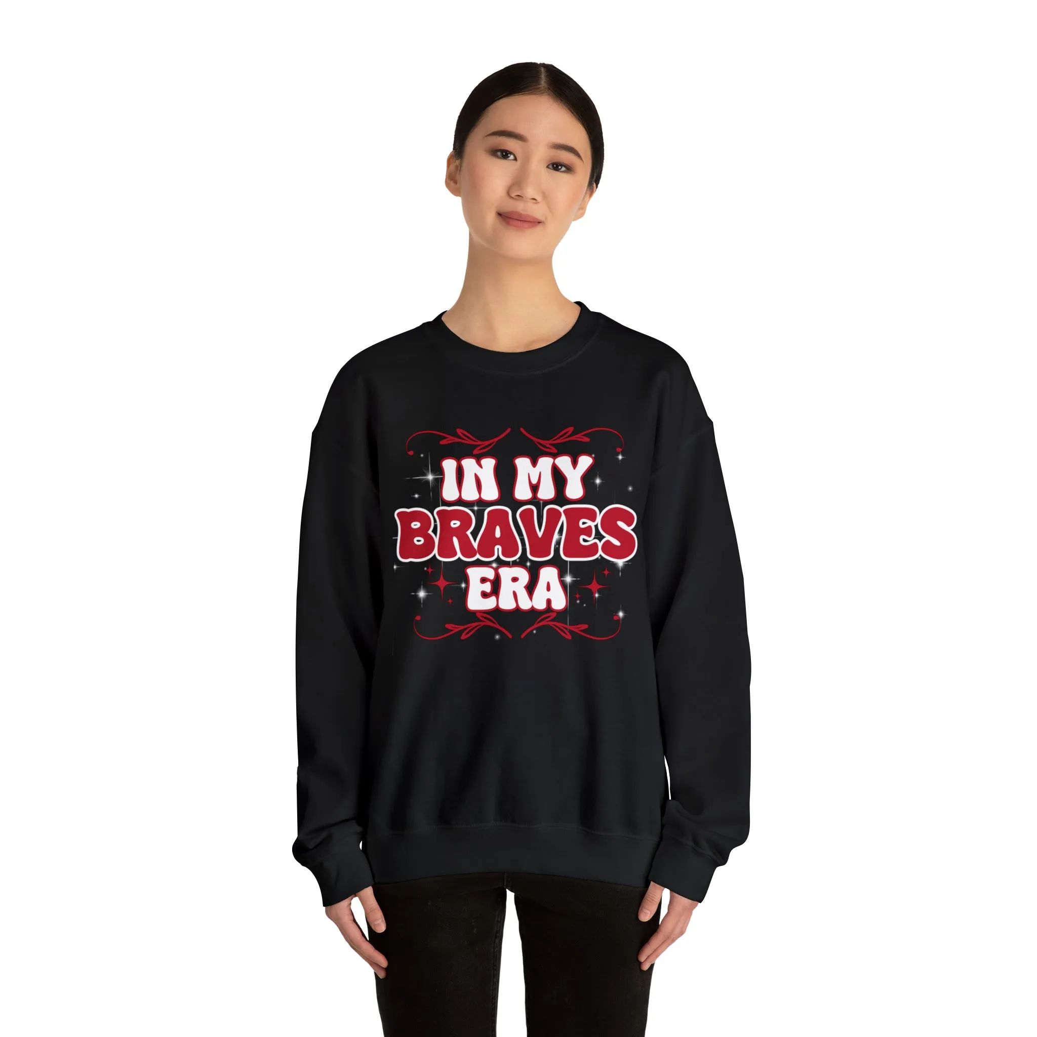 Braves Era Unisex Heavy Blend™ Crewneck Sweatshirt
