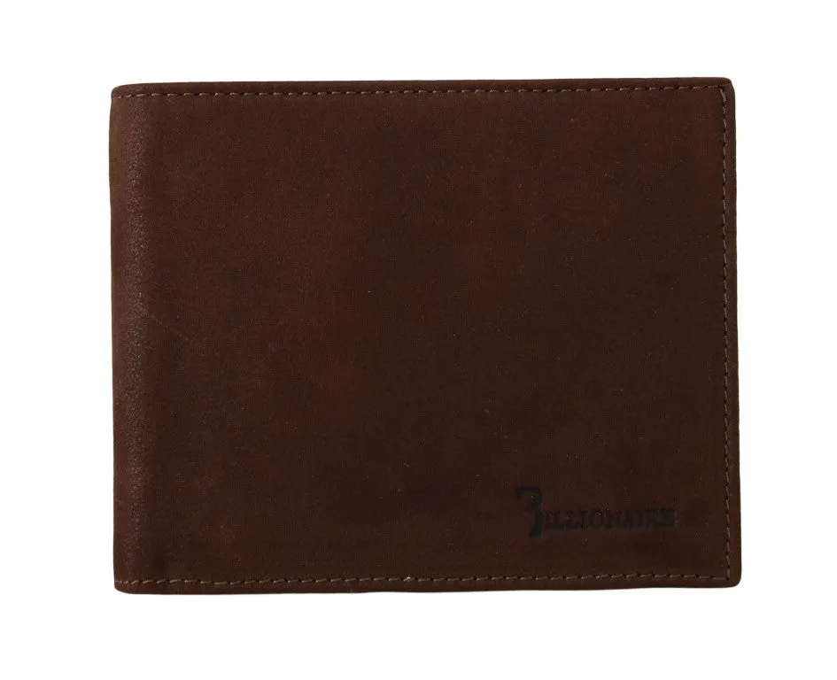 Brown Leather Bifold Wallet