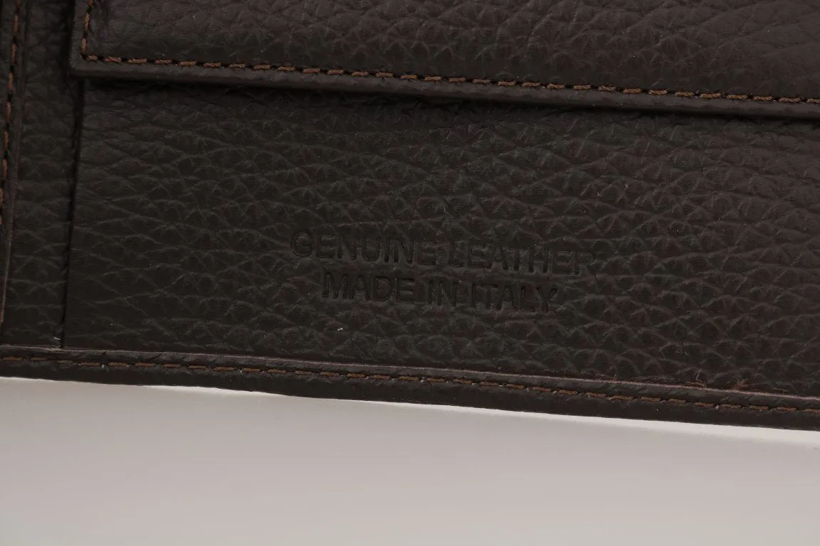 Brown Leather Bifold Wallet