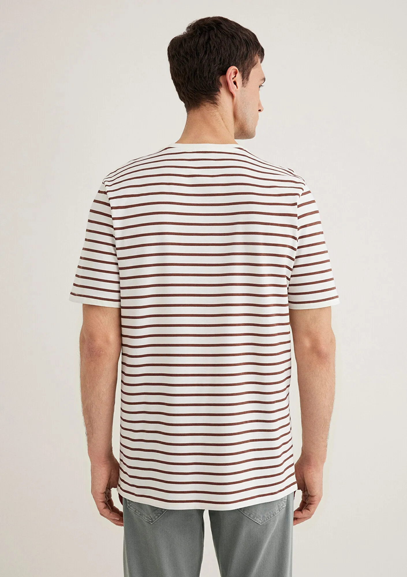 Brown Striped T-Shirt