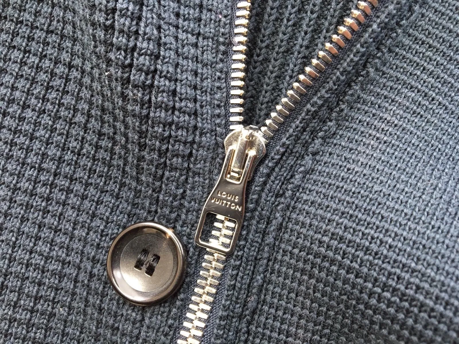 Button & Zip Sweater