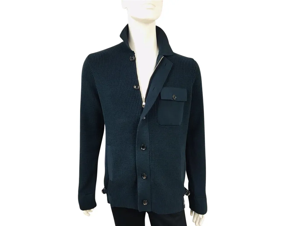 Button & Zip Sweater