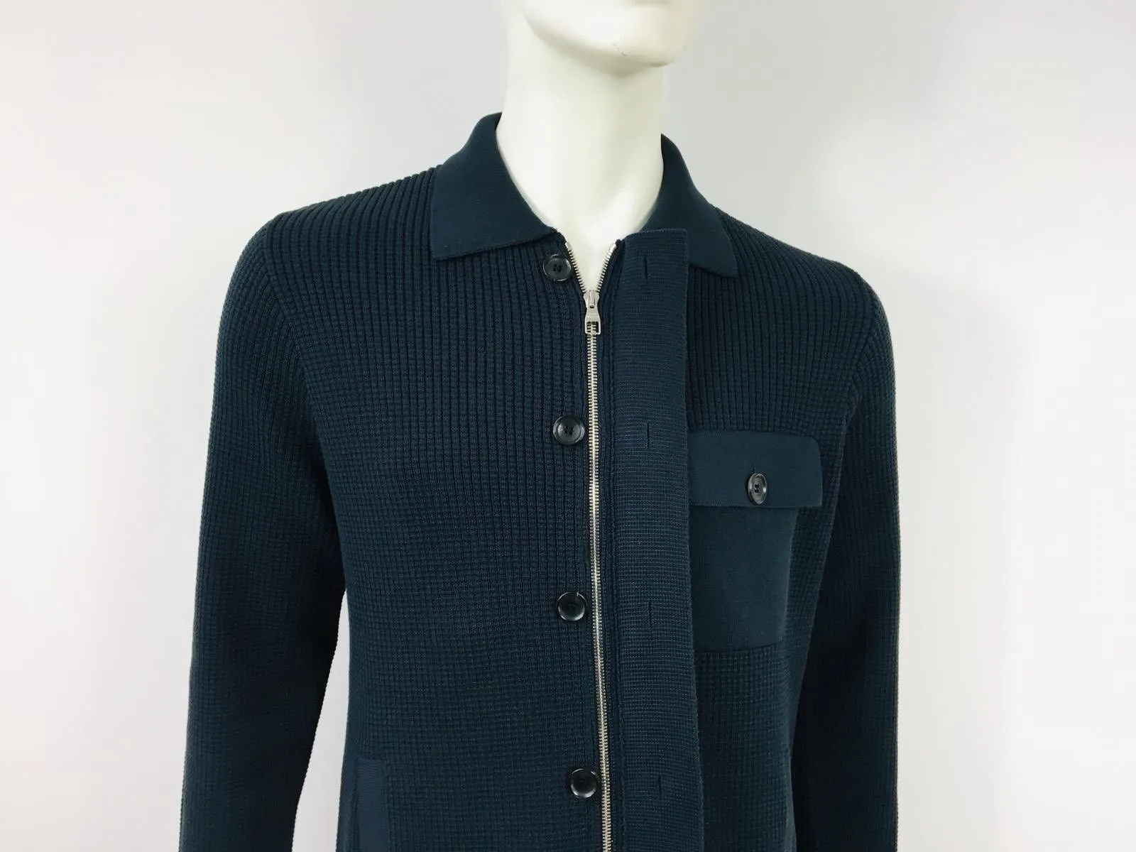 Button & Zip Sweater