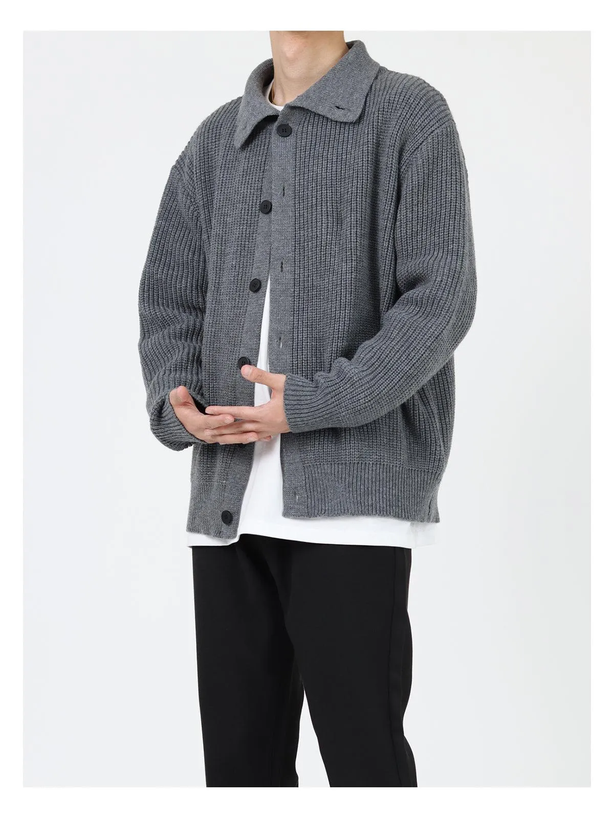 Button-down Knitted Cardigan