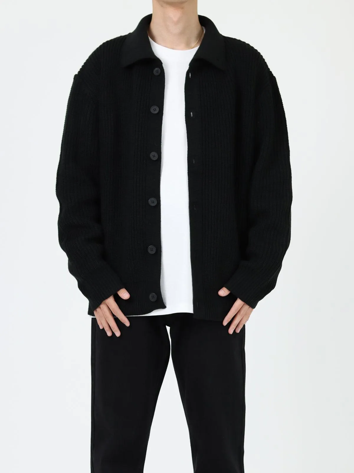 Button-down Knitted Cardigan
