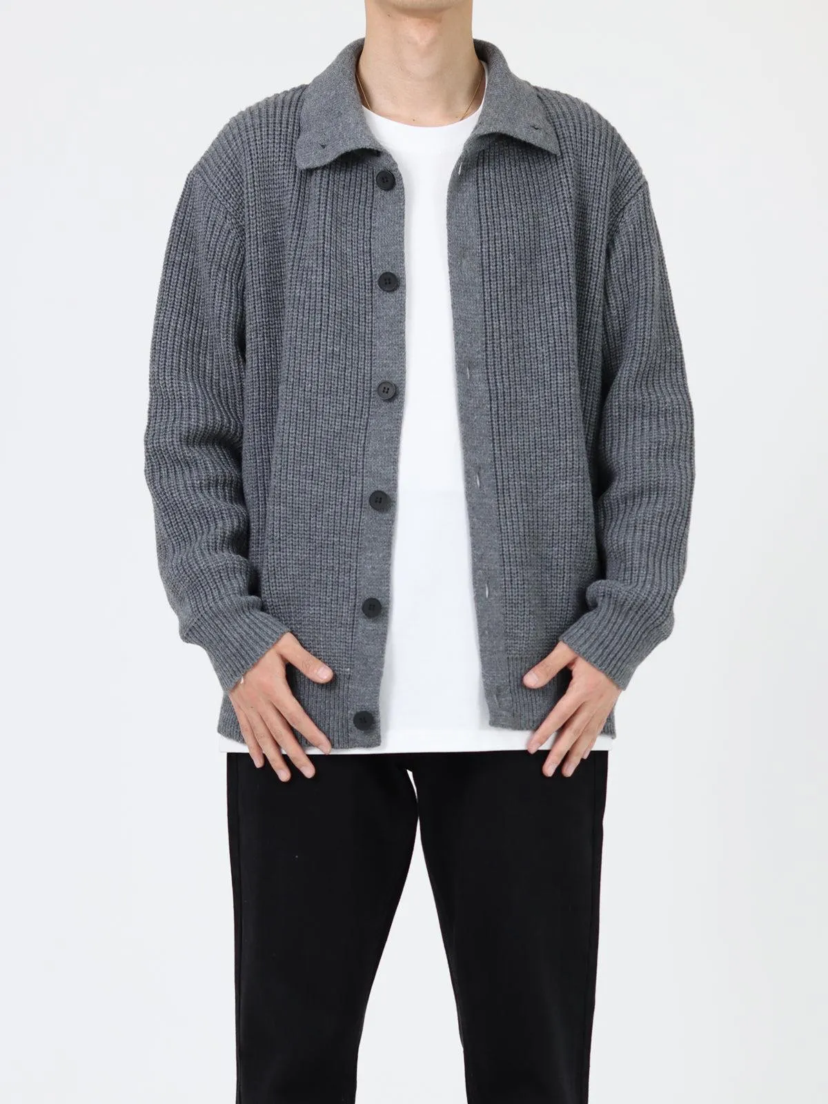 Button-down Knitted Cardigan