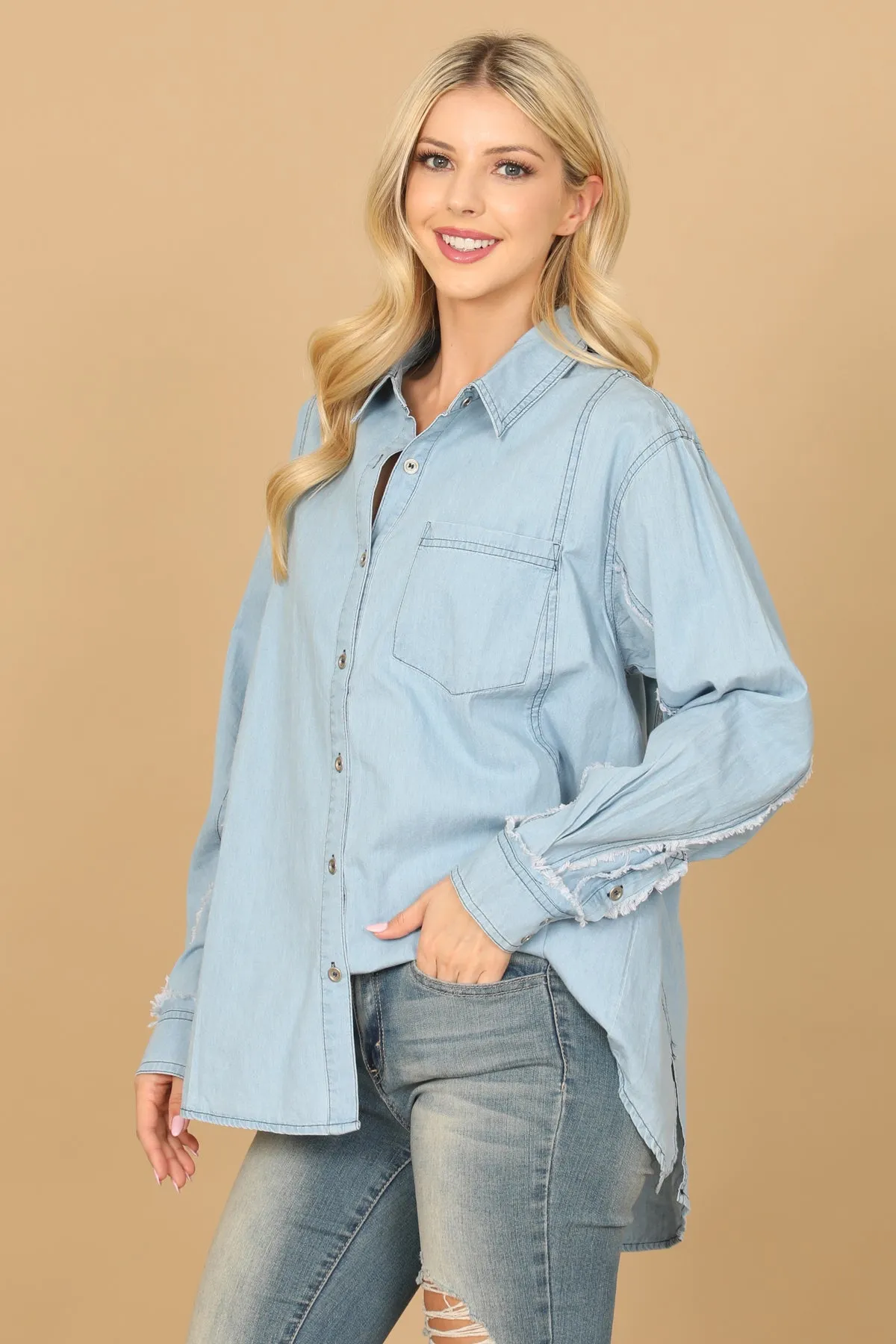 BUTTON DOWN TOP