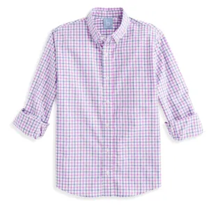 Buttondown Shirt -- Peri Purple Check