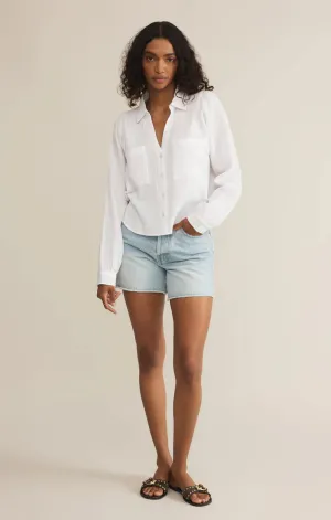 Campo Button Up Gauze Top