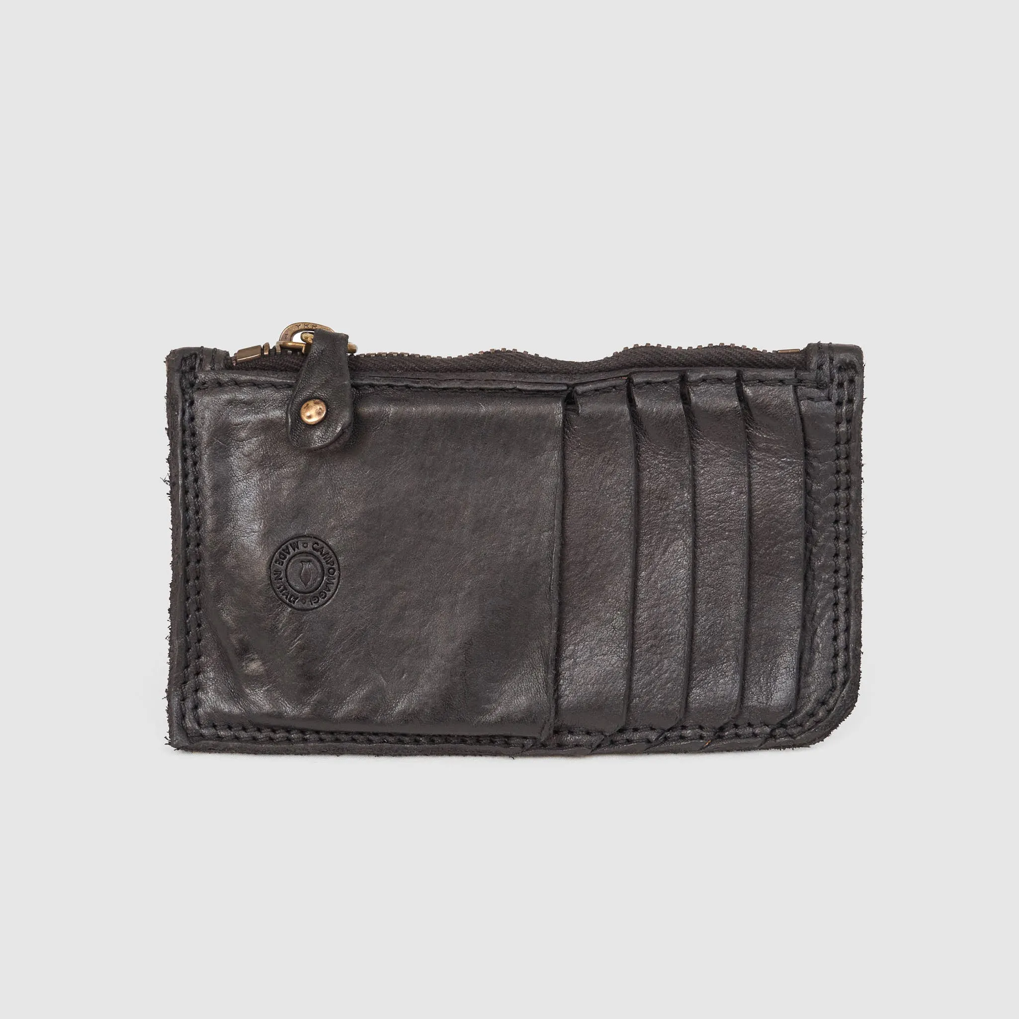 Campomaggi Soft Leather Cardholder With Coinpocket