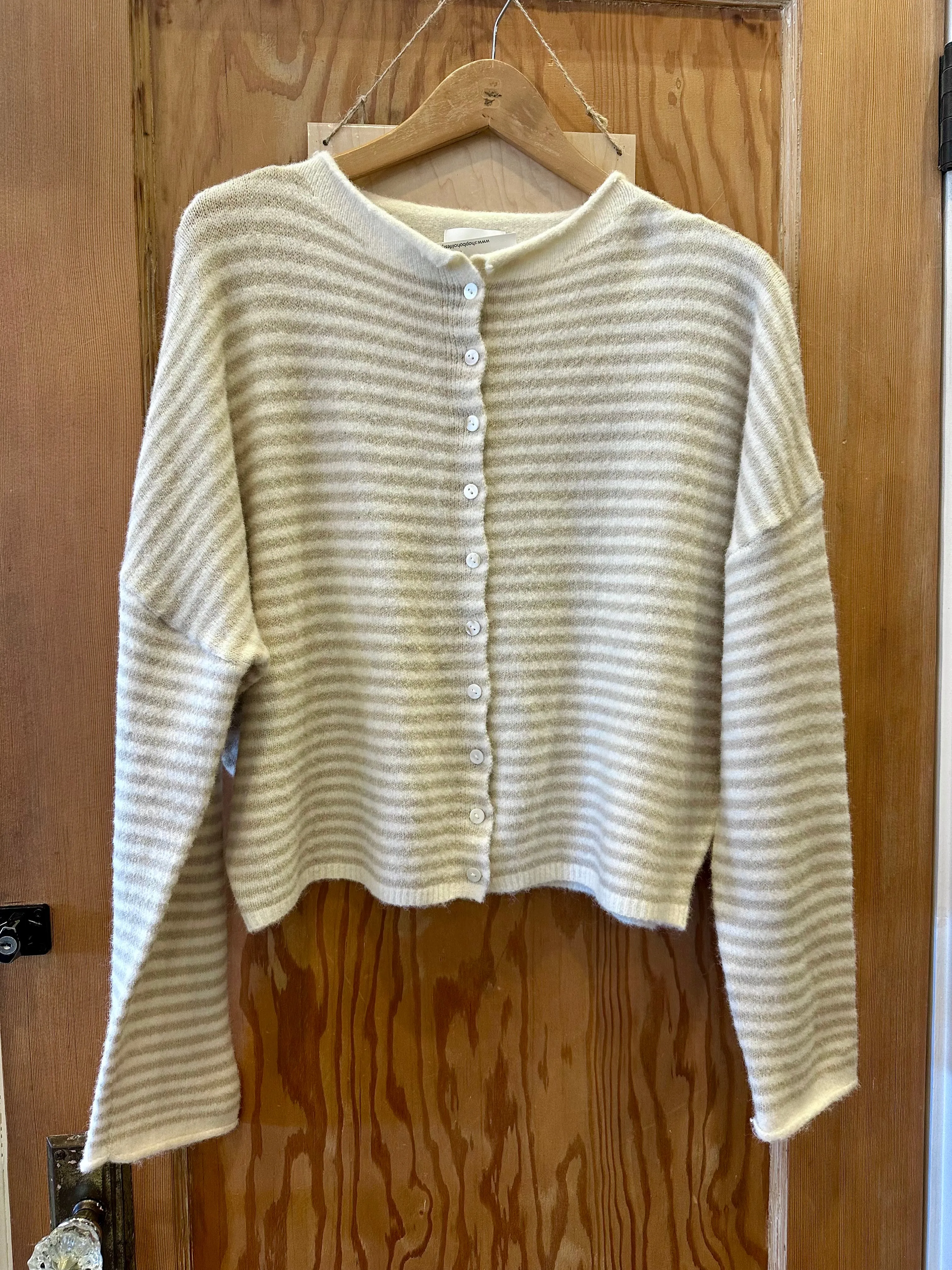 Candace Striped Cardigan