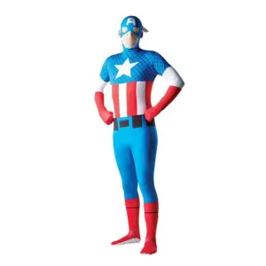 Captain America 2 Nd Skin Suit Size M