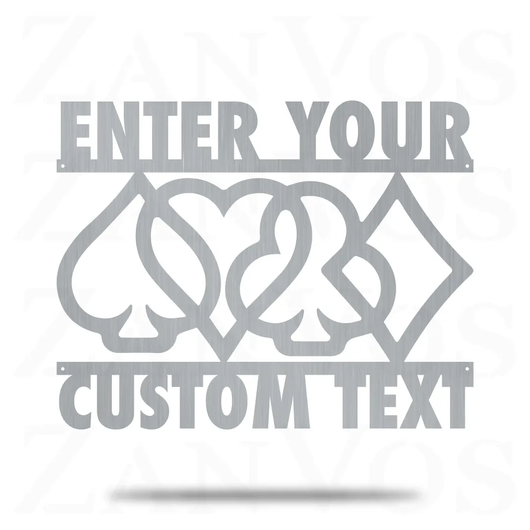 Card Suits Monogram
