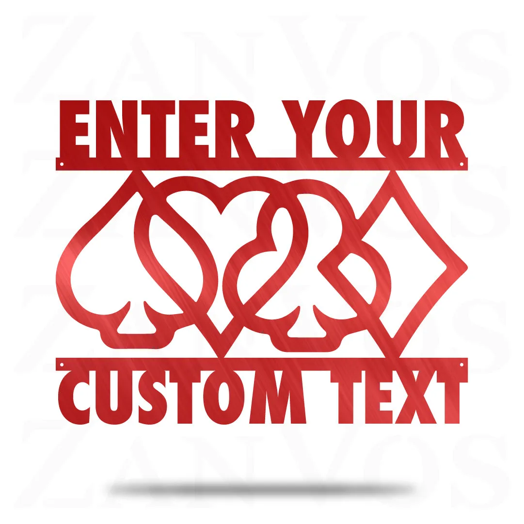 Card Suits Monogram