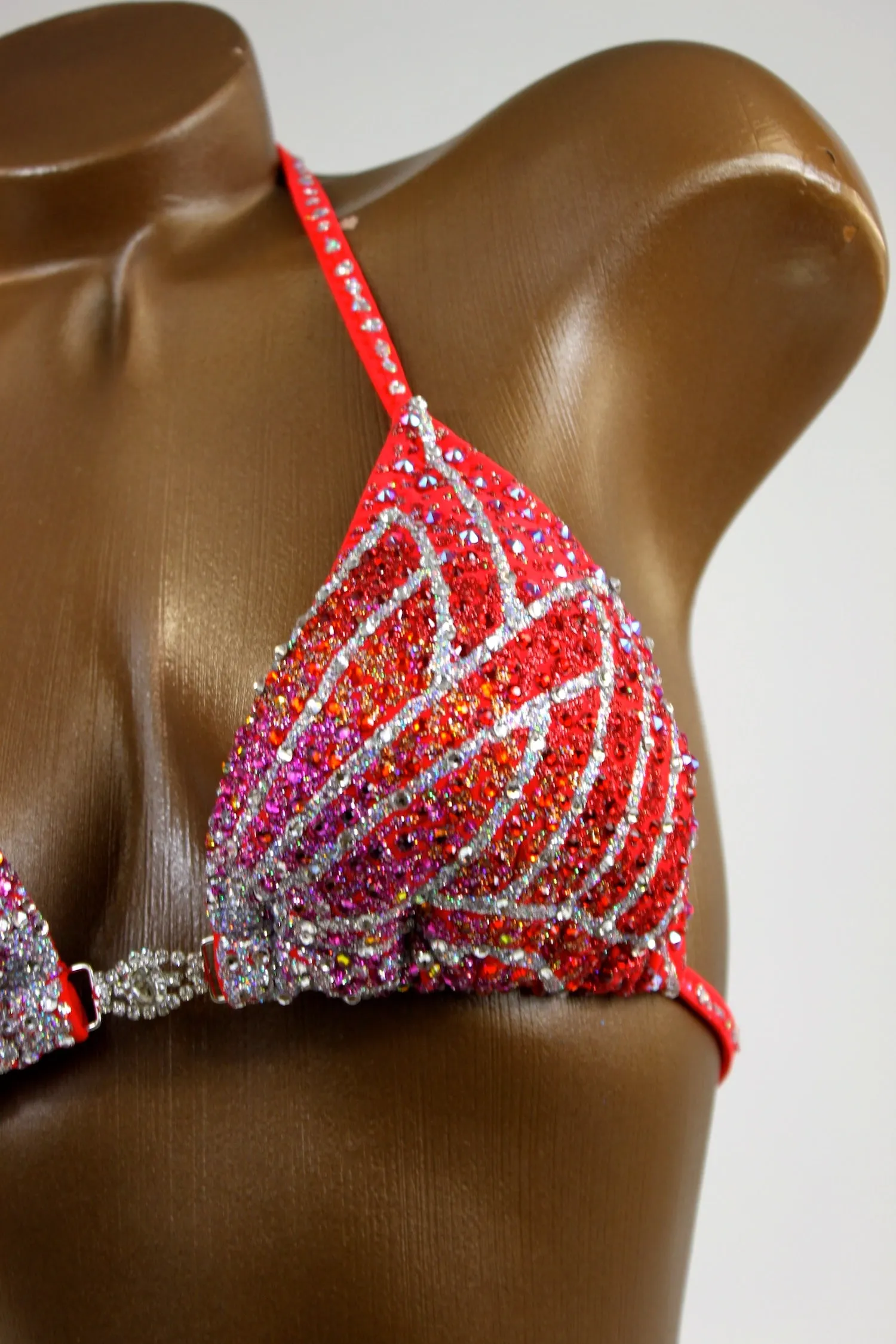 Carnaby Red Lotus Figure Competition Suit