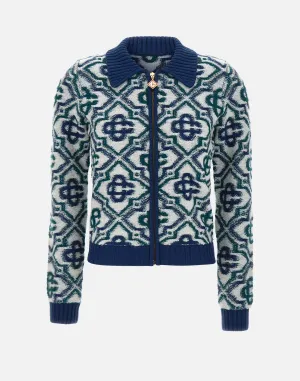 Casablanca merino monogram ulltröja