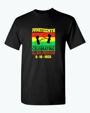 Celebrating black freedom t-shirt