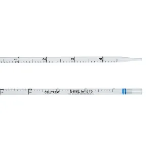 Celltreat 229006B Pipets-Individually Wrapped in Bags, 5mL, 50 Pack