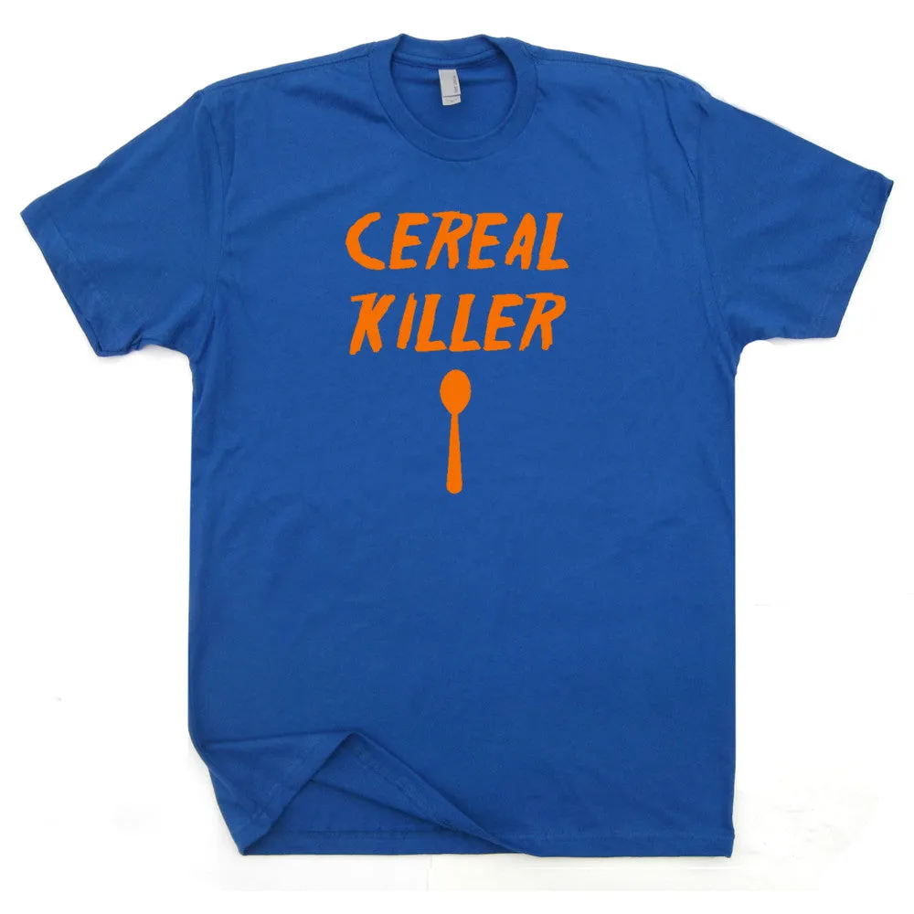 Cereal Killer T Shirt Funny Vintage T Shirts Breakfast T Shirts