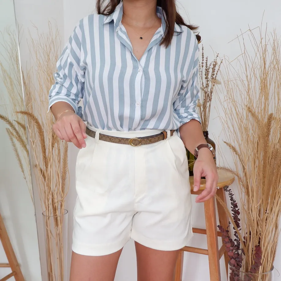 Challis Striped Button Down