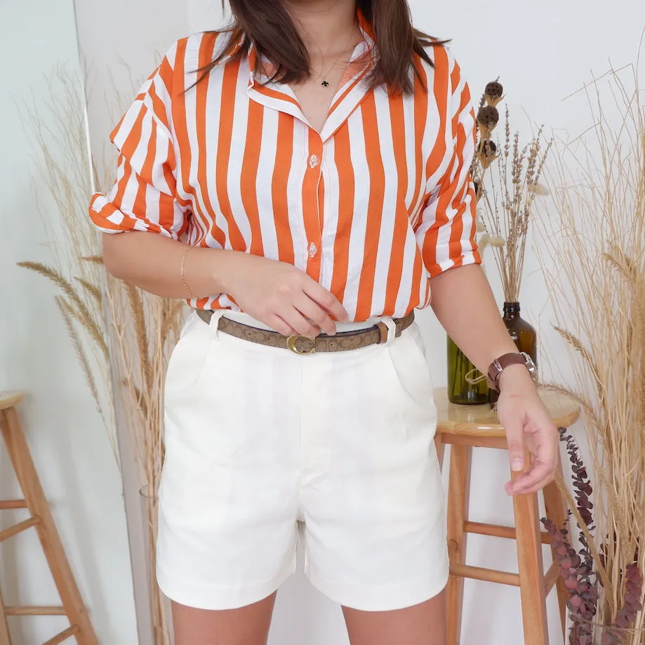 Challis Striped Button Down