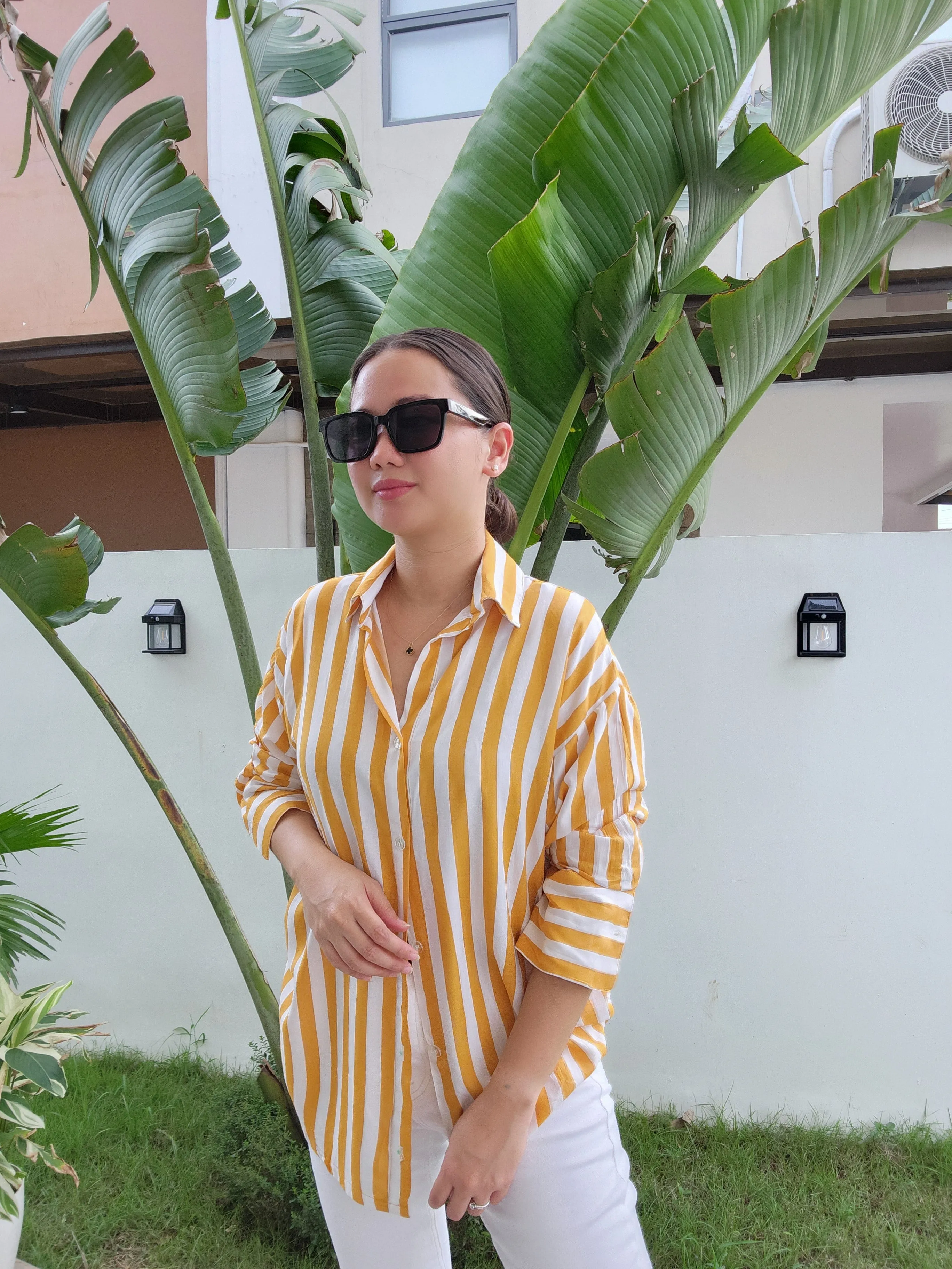 Challis Striped Button Down