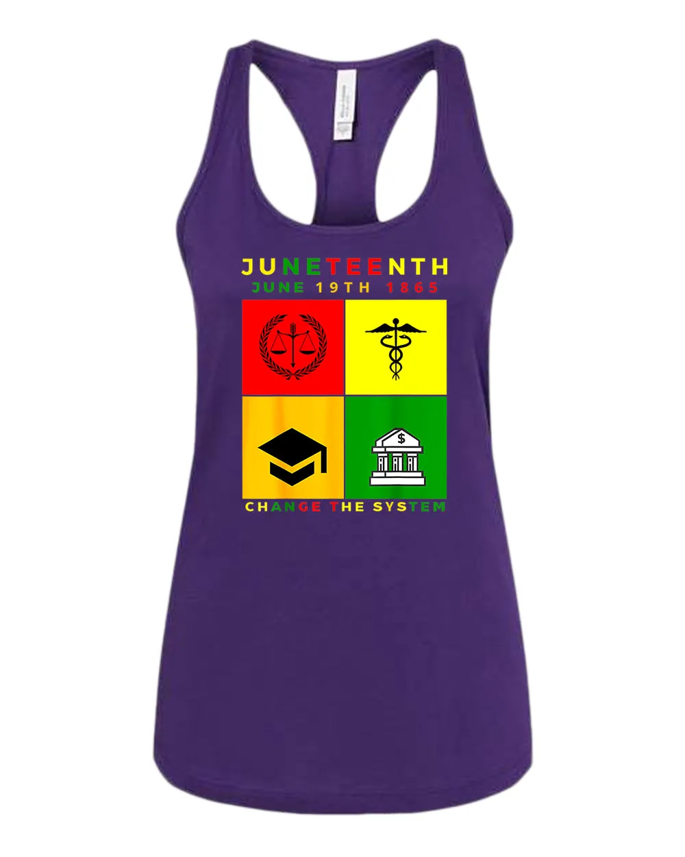 Change the system juneteenth tank top