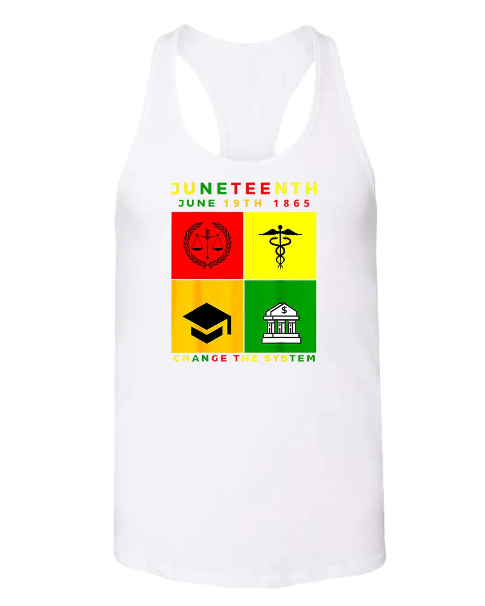 Change the system juneteenth tank top