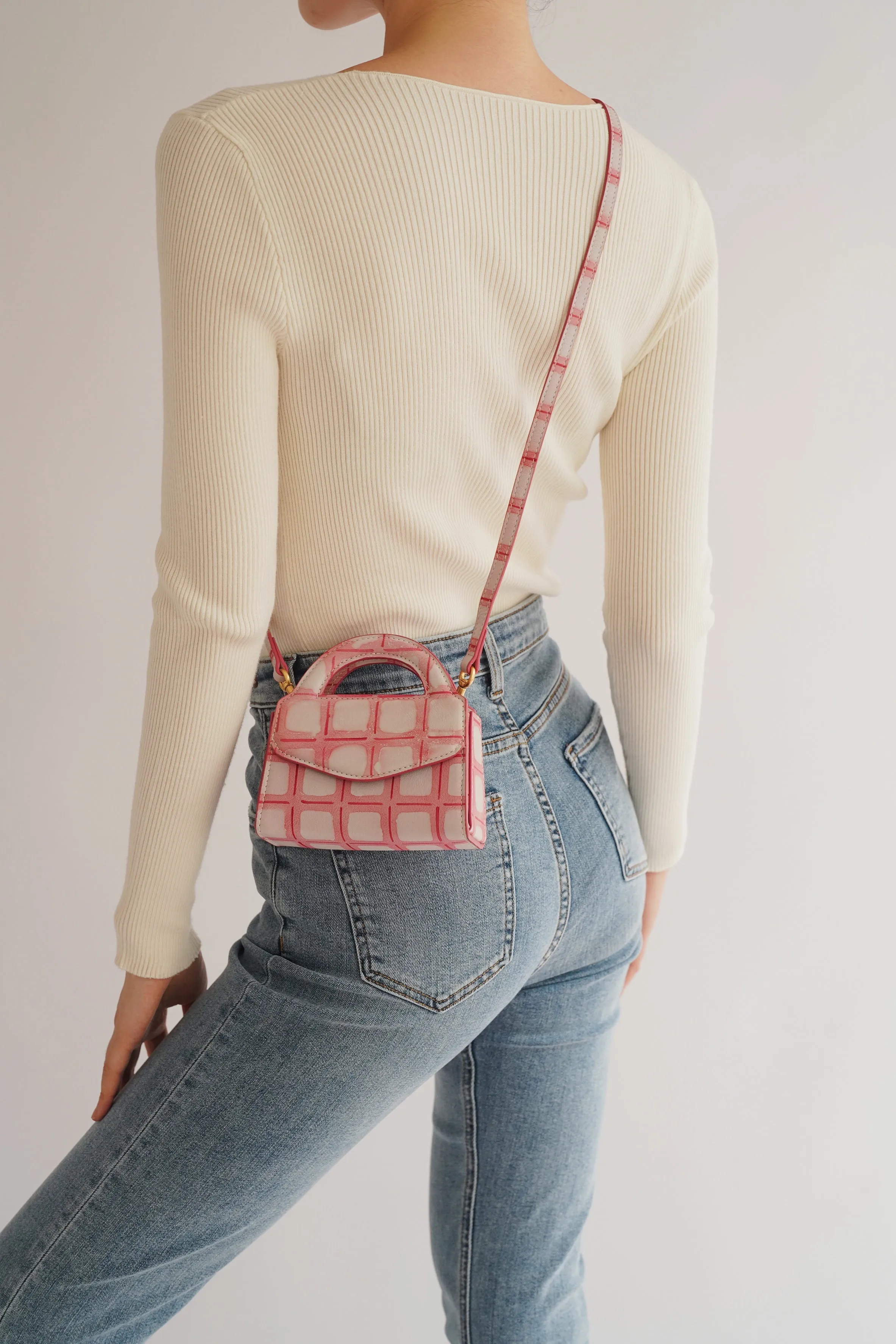 Chess Game Mini Leather Bag