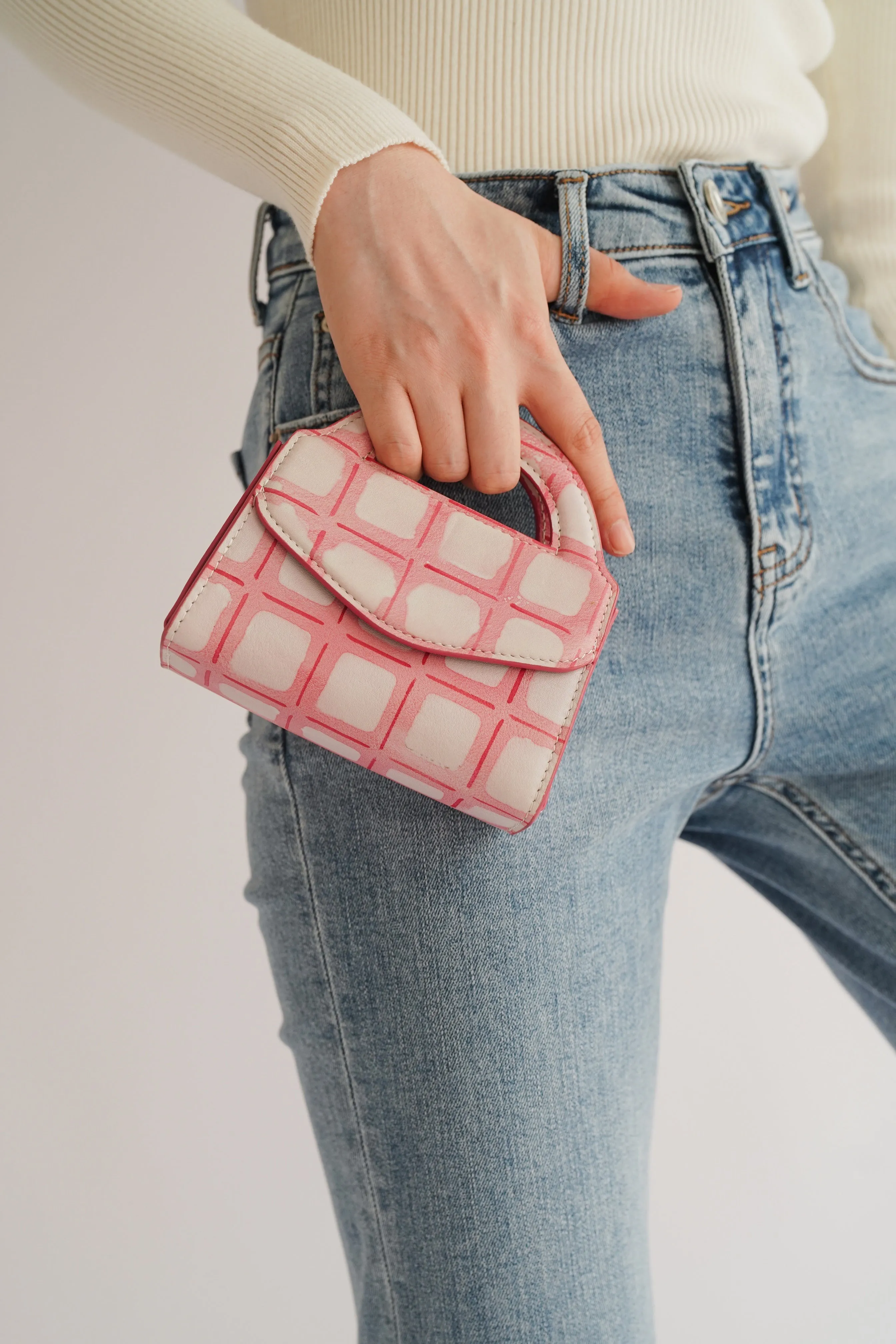 Chess Game Mini Leather Bag