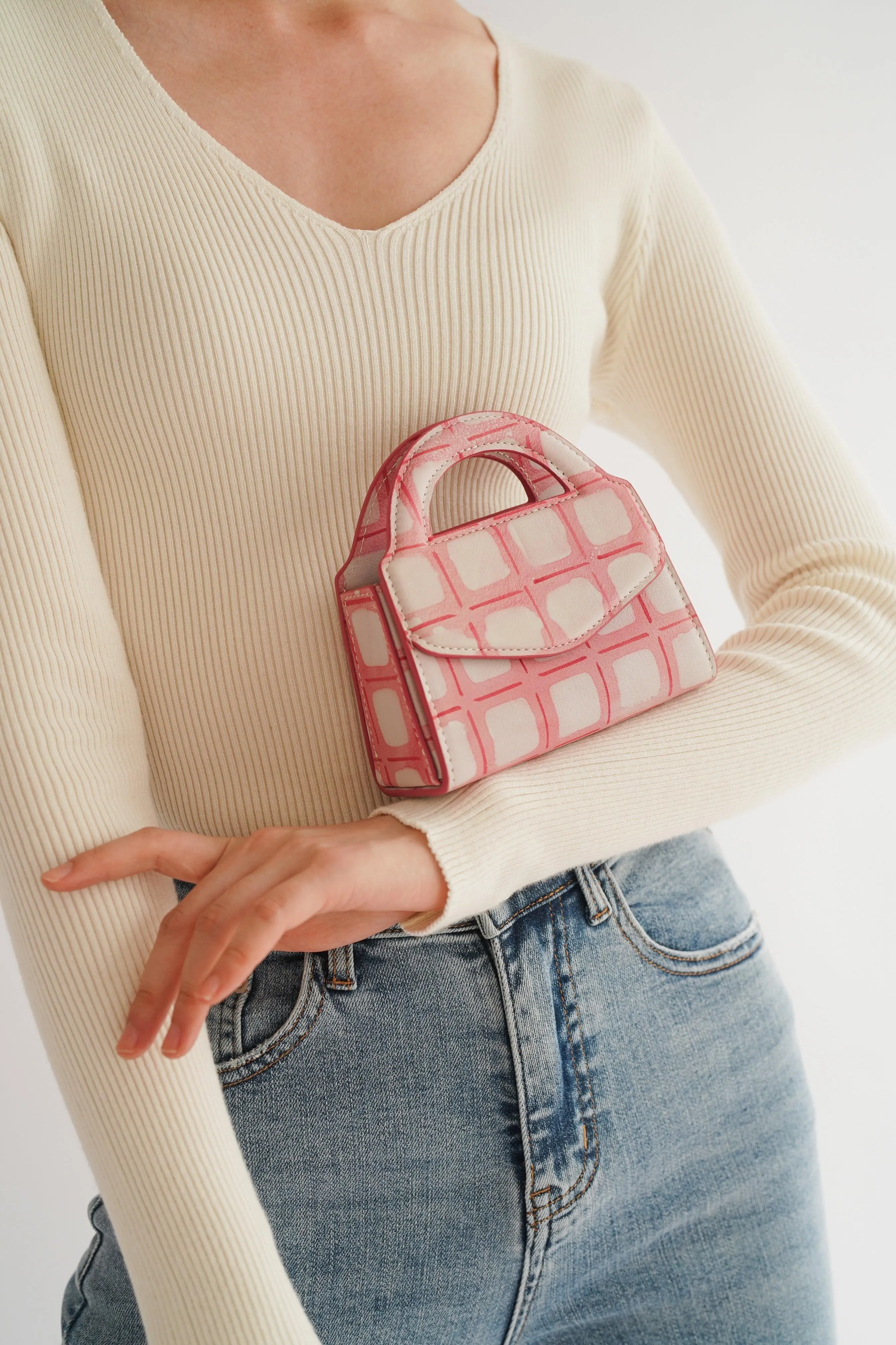 Chess Game Mini Leather Bag