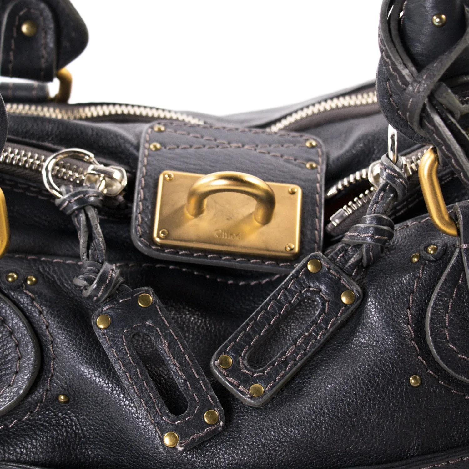 Chloe Leather Paddington Bag