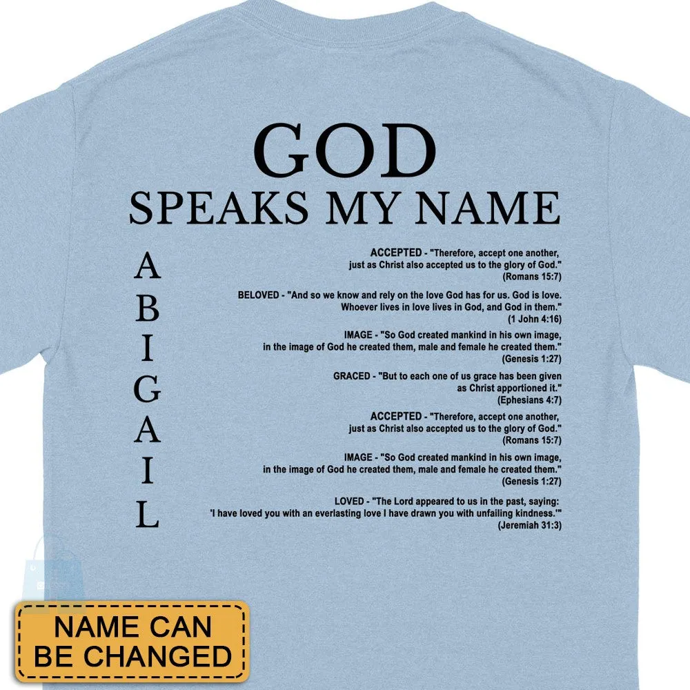 CHRISTIANARTBAG Personalized T-Shirt: Uncover the sacred meaning of your name - Personalized T-Shirt - CAB01100724.