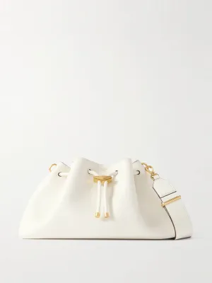 Cinch leather shoulder bag
