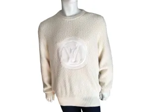 Circled LV Crewneck Sweater