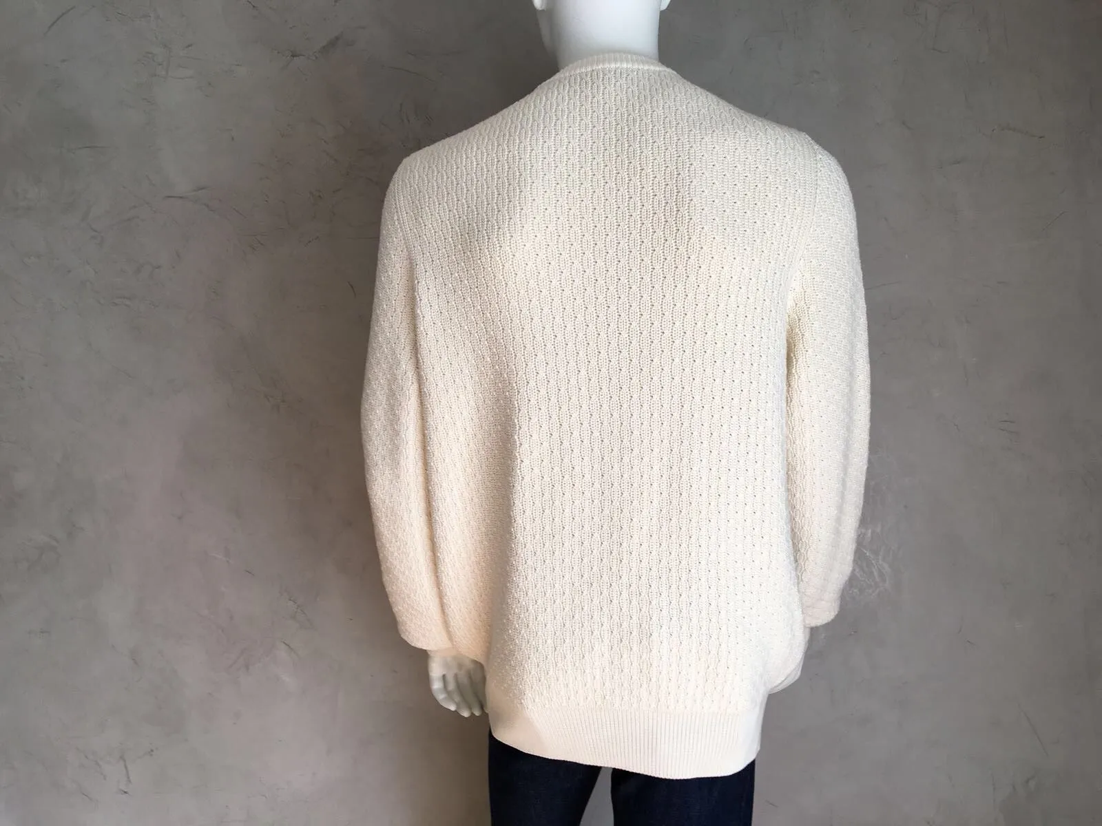Circled LV Crewneck Sweater