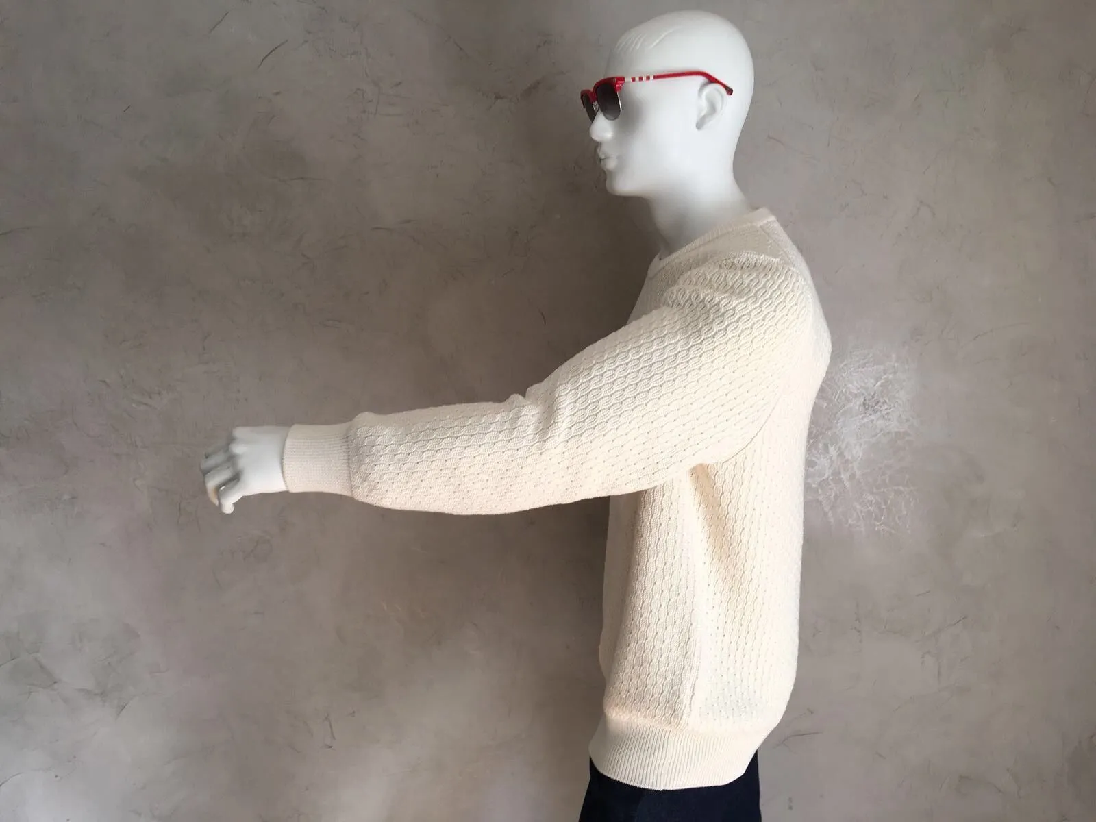 Circled LV Crewneck Sweater