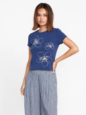 Coco Ho Babydoll T-shirt - NAVY