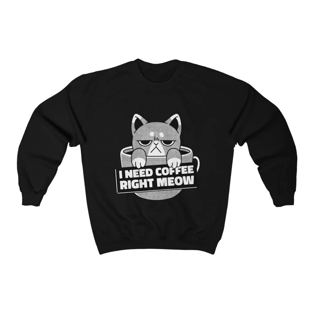 Coffee Meow Sweatshirt