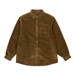CORDUROY BUTTON UP JACKET OLIVE