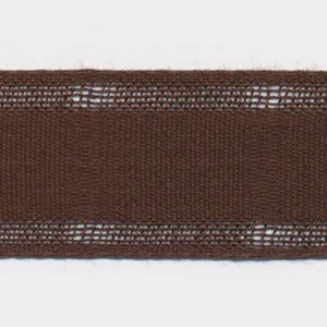 Cotton Gauze Ribbon #36 Dark Brown